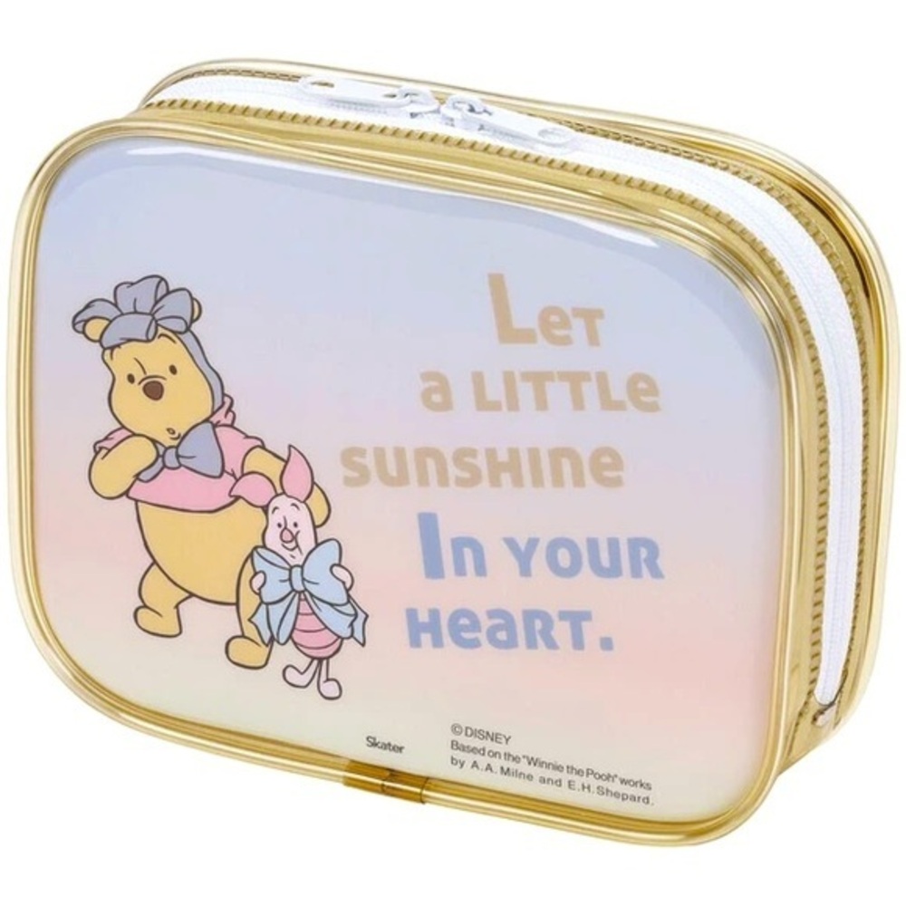 Disney Winnie The Pooh Mini Travel Toiletry 5 pc Set Toothbrush Comb Bottle Bear
